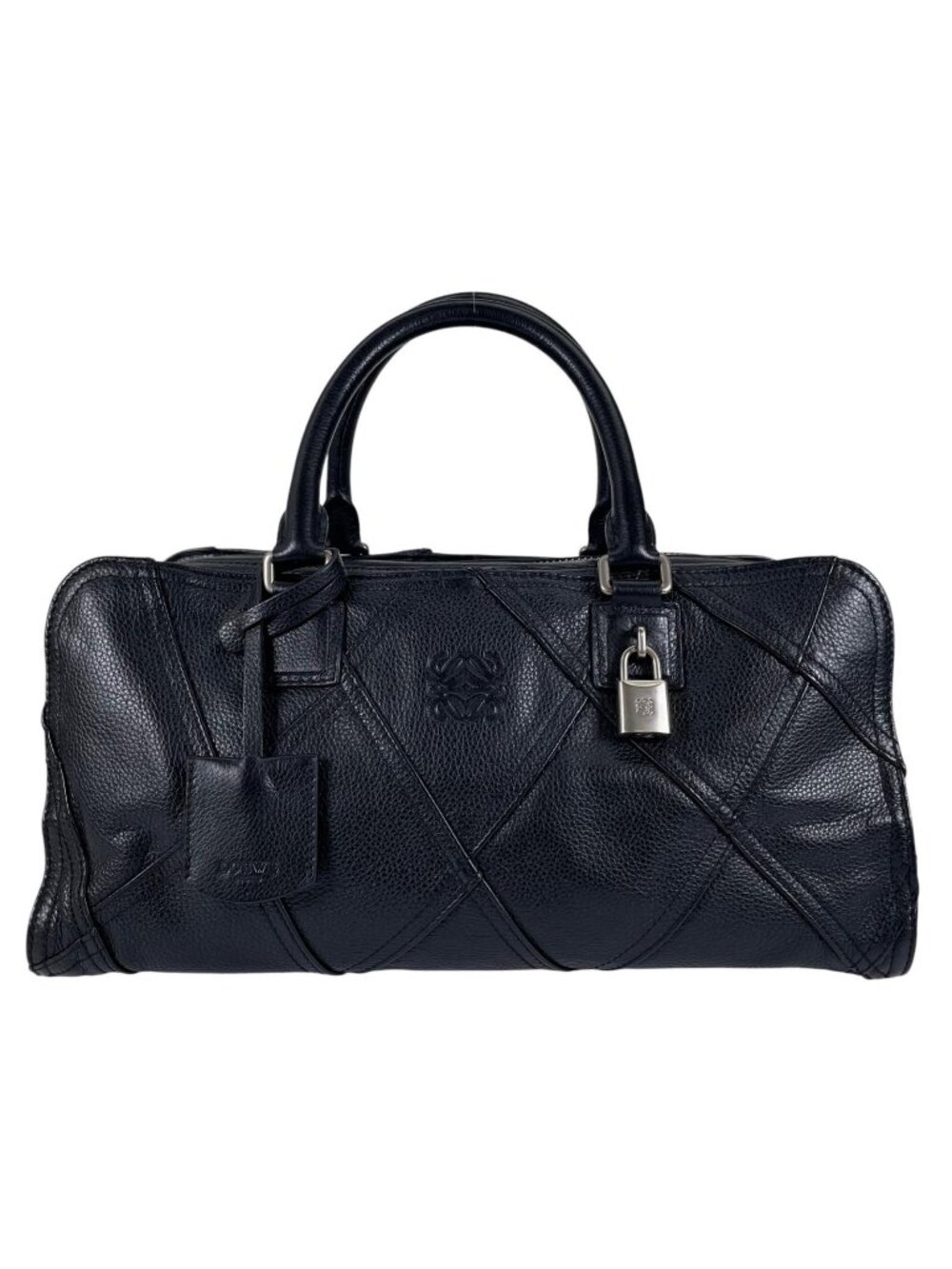 Loewe Amazona 335.76 Handbag Leather Black Jyunya Watanabe Patchwork